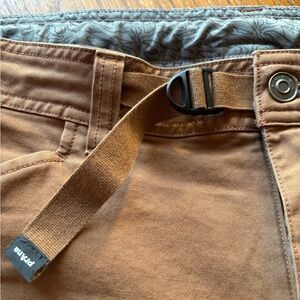 Prana Brown Chinos with Sturdy Cotton Blend